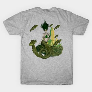 Wonderful mermaid in the deep ocean T-Shirt